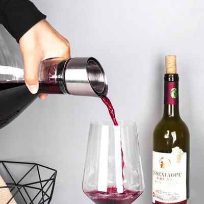 53oz ενσωματωμένο κρασί που αερίζει Pourer, καράφα μπουκαλιών κρασιού για Chrismas προμηθευτής
