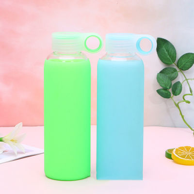 Προστατευτικό μπουκάλι νερό γυαλιού μανικιών σιλικόνης για τον υπαίθριο αθλητισμό Eco φιλικό προμηθευτής