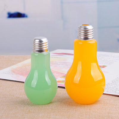 Μπουκάλι ποτών γυαλιού μορφής λαμπών φωτός με την ικανότητα καπακιών/πελατών αχύρων προμηθευτής