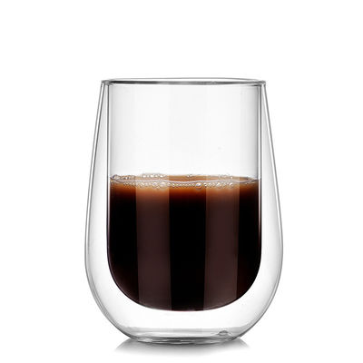 Μονωμένο φλυτζάνι γυαλιού 180ml/250ml, ανθεκτικά στη θερμότητα διπλοτειχισμένα φλυτζάνια καφέ προμηθευτής