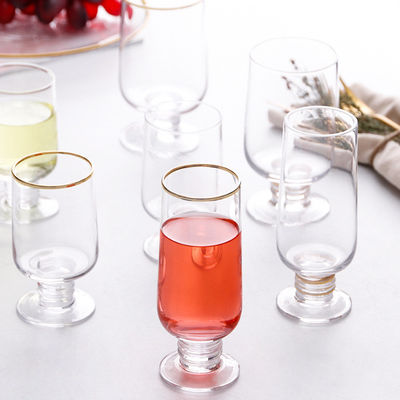 Χρυσά γυαλιά κρασιού πλαισίων ασημένια χειροποίητα, εκλεκτής ποιότητας φλάουτα γαμήλιου CHAMPAGNE προμηθευτής