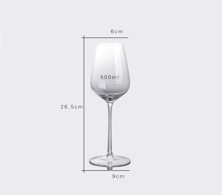 Φγμένα χέρι αμόλυβδα γυαλιά, ιταλικά γυαλιά κόκκινου κρασιού του Μπορντώ κρυστάλλου ύφους ασφαλίστρου προμηθευτής