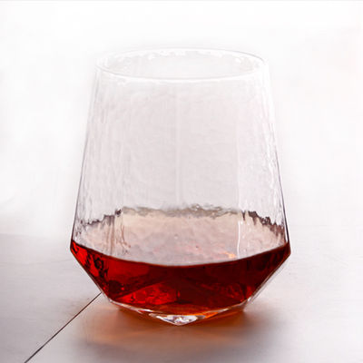 Το σαφές διαμάντι γυαλιών κρασιού κρυστάλλου διαμόρφωσε την αμόλυβδη Goblet υπηρεσία cOem προμηθευτής