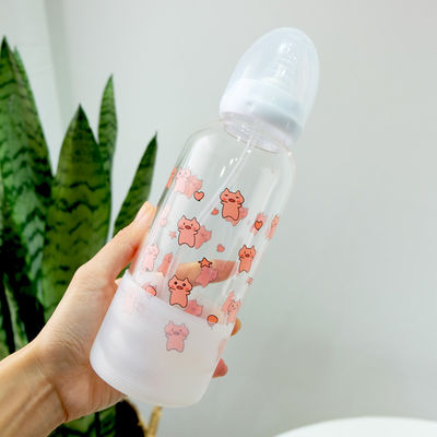 Μπουκάλι μωρών γυαλιού Borosilicate προμηθευτής