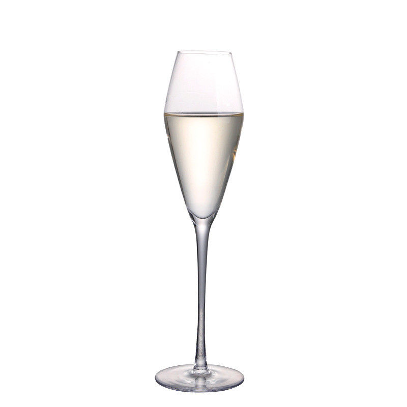 Τα γυαλιά κρασιού κρυστάλλου πολυτέλειας προήλθαν πολύ αμόλυβδα γυαλιά φλαούτων CHAMPAGNE προμηθευτής