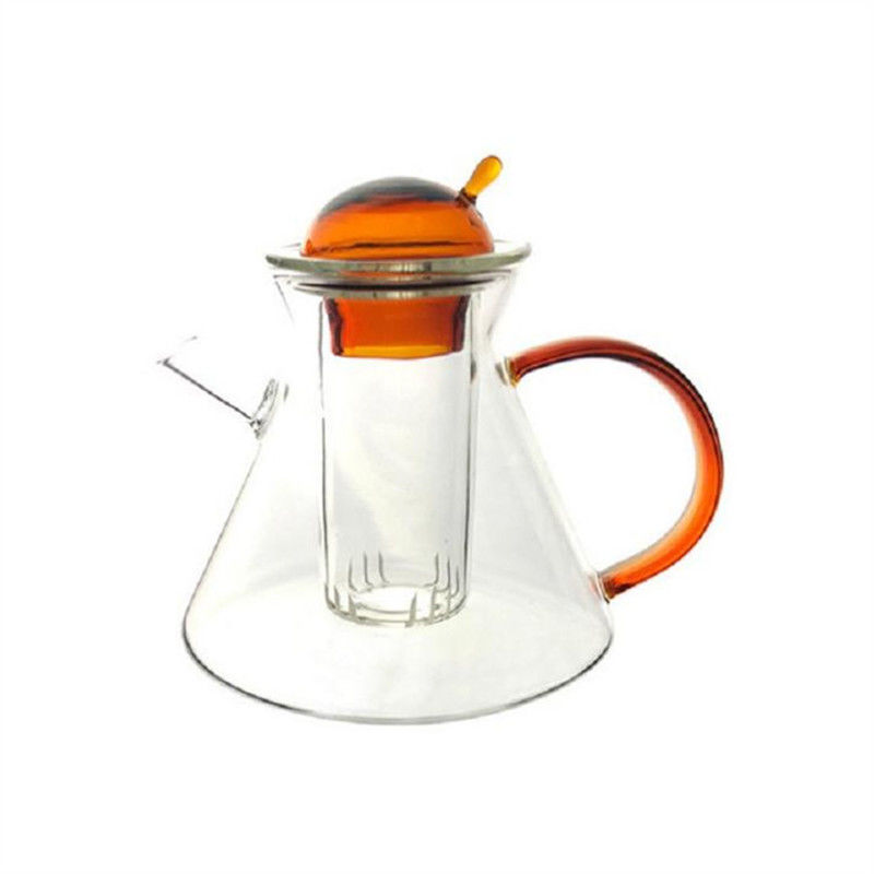Ανθεκτικό στη θερμότητα Teapot γυαλιού Borosilicate 500ml εστιατορίων προμηθευτής