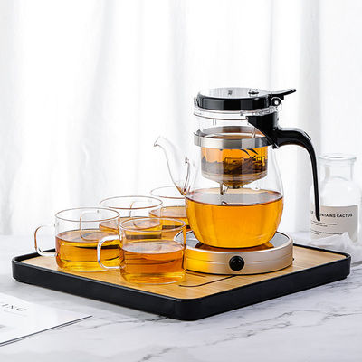 Teapot γυαλιού 650ml Infuser κατσαρόλα που τίθεται μικρή για το σπίτι Teaware Eco φιλικό προμηθευτής