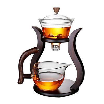 Ανθεκτικό στη θερμότητα Teapot γυαλιού 350ml Borosilicate σαφές προμηθευτής