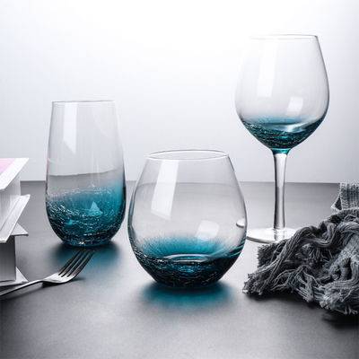 620ml χειροποίητα σαφή αμόλυβδα γυαλιά κρασιού κρυστάλλου προμηθευτής